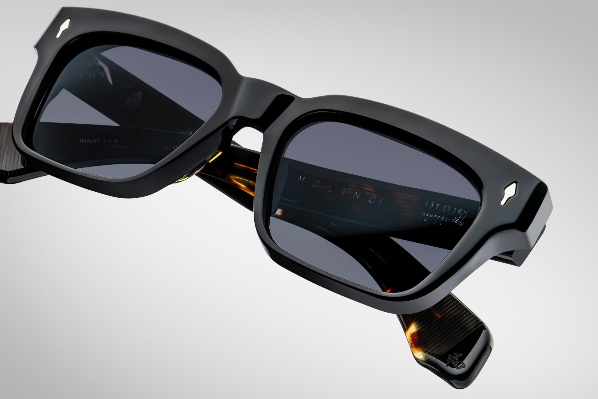 Sunglasses Model Molino in Color Noir 11 with Jet Gradient lenses from Jacques Marie Mage