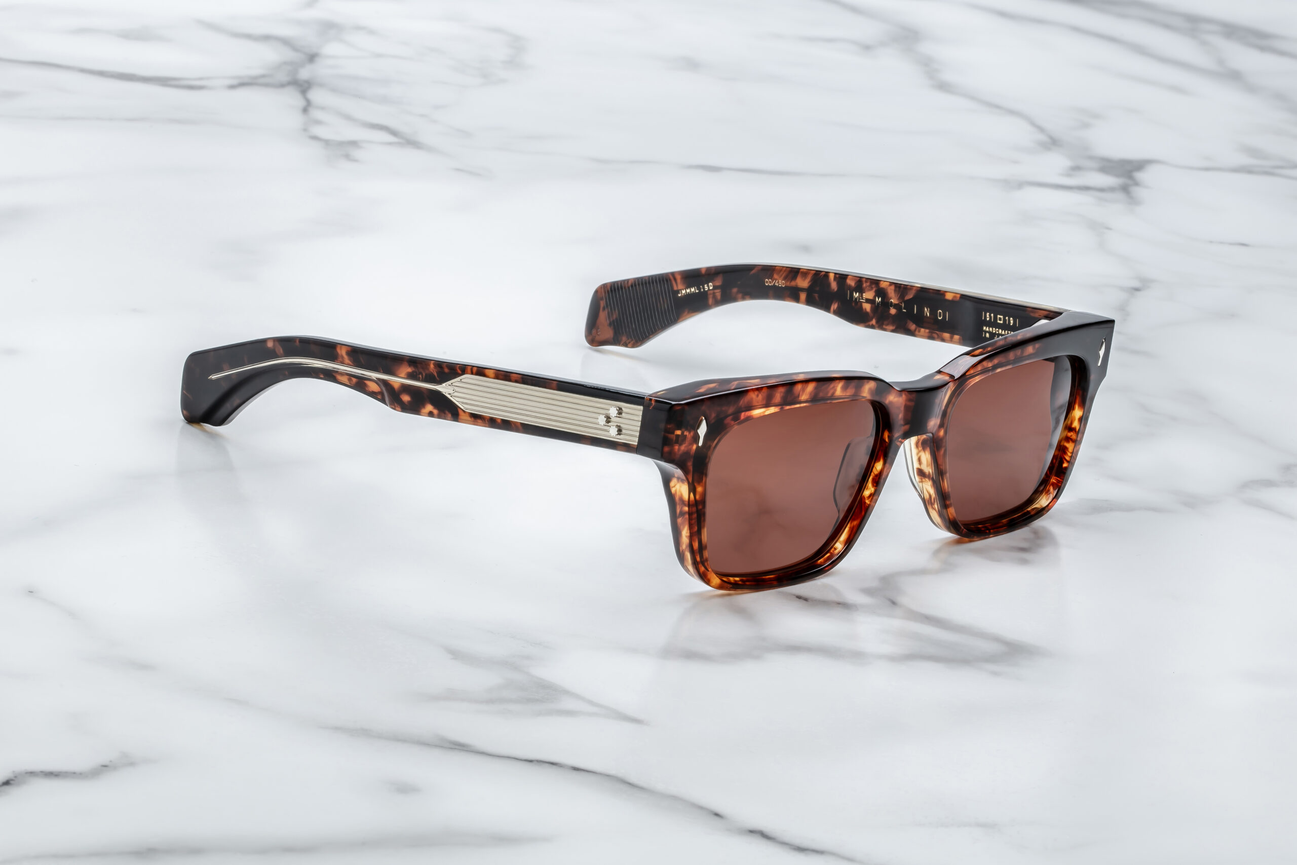 Sunglasses model Molino in Color Samoa with Sienna lenses from Jacques Marie Mage