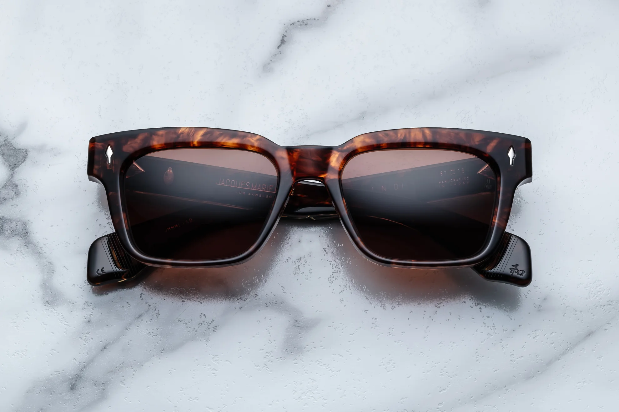 Sunglasses model Molino in Color Samoa with Sienna lenses from Jacques Marie Mage