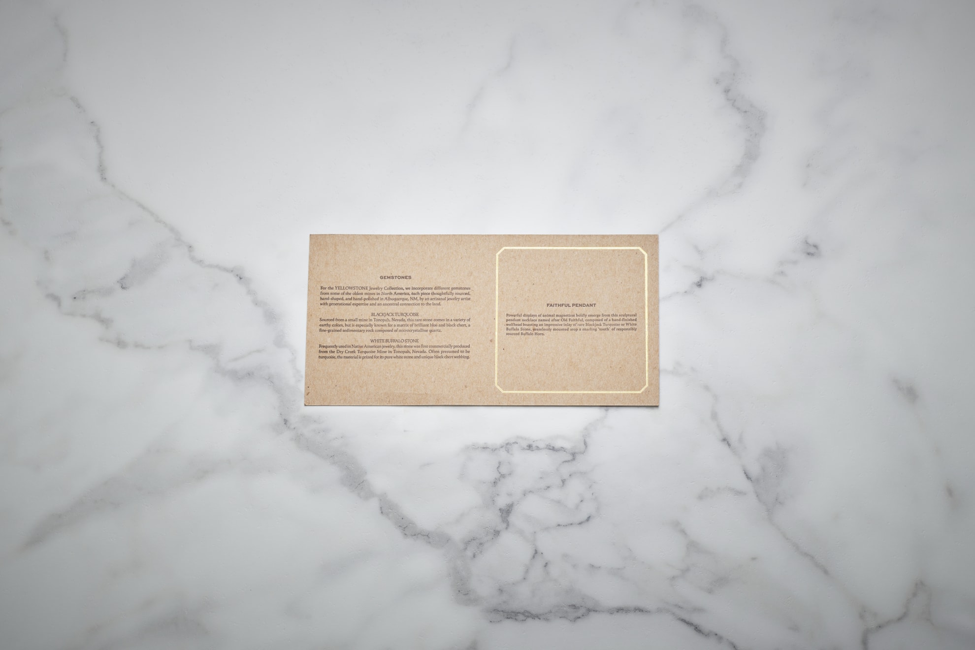 Jacques Marie Mage packaging for the Yellowstone collection