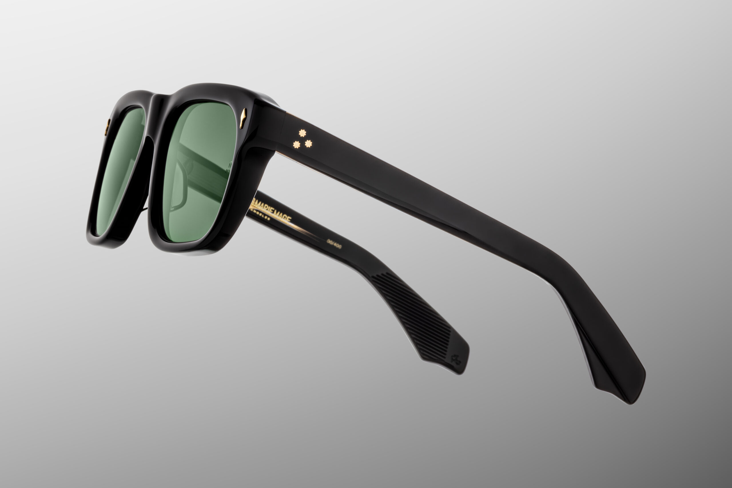 Sunglasses Model Yves in Color Venom with Emerald Lenses from Jacques Marie Mage