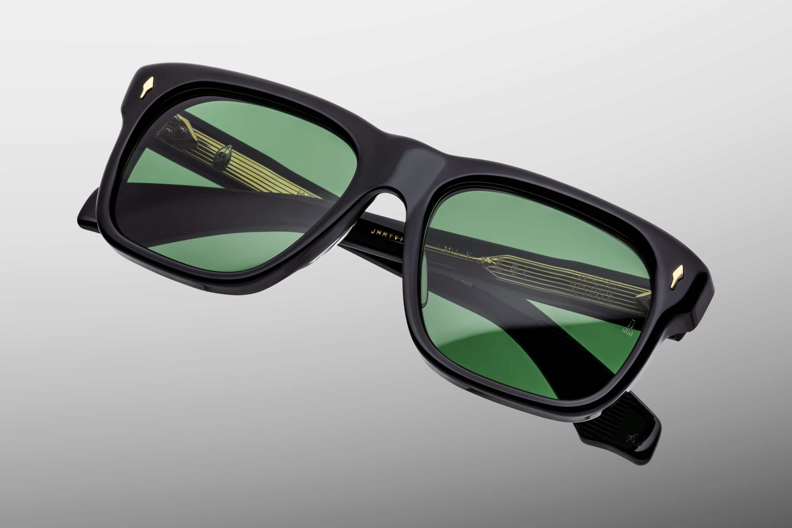 Sunglasses Model Yves in Color Venom with Emerald Lenses from Jacques Marie Mage