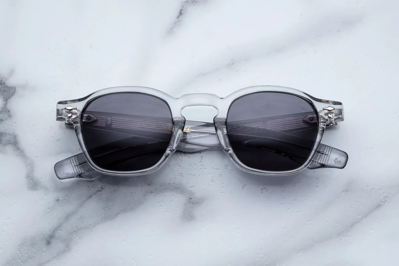 Sunglasses Model Zephirin 47 in Color Sulfur with Grey Gradient lenses from Jacques Marie Mage
