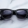 Sunglasses Model Dealan in Color Fumée from the Jacques Marie Mage's Epoxy II Collection