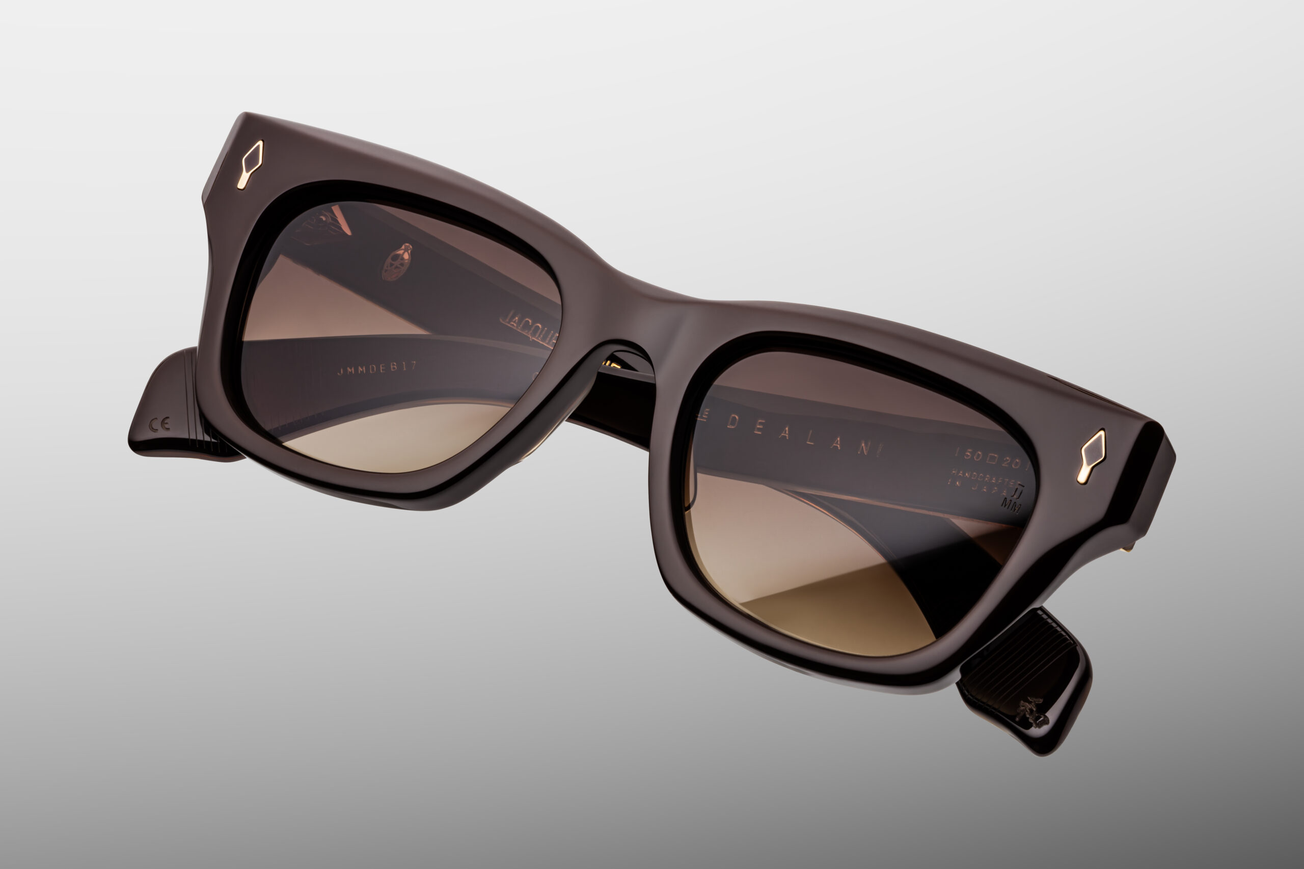 Sunglasses Model Dealan in Color Ganache from the Jacques Marie Mage's Epoxy II Collection