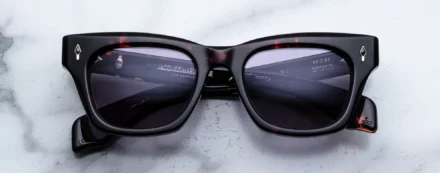 Sunglasses Model Dealan in Color Rayon Violet from Jacques Marie Mage's Patti Smith special collection