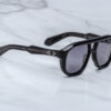 Sunglasses Model Jasper in Color Raven with Charcoal lenses from Jacques Marie Mage