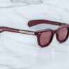Sunglasses Model Vendome in Color Cassis with Ruby Lenses from Jacques Marie Mage's Epoxy II special collection