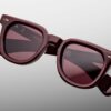 Sunglasses Model Vendome in Color Cassis with Ruby Lenses from Jacques Marie Mage's Epoxy II special collection