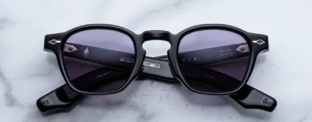 Sunglasses Model Zephirin in Color Fumée with Nimbus Lenses from Jacques Marie Mage's Epoxy II special collection