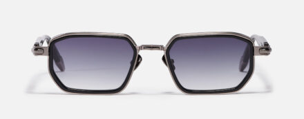 Sunglasses Model Miles in Color C420 with Dark Blue Gradient lenses from John Dalia