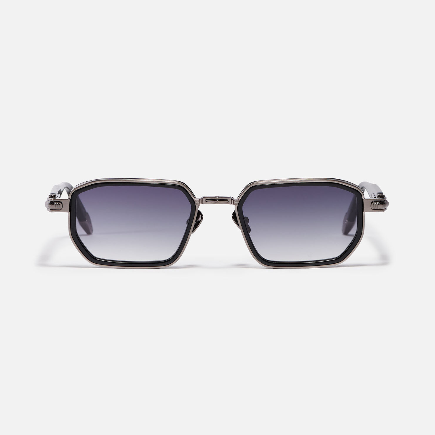 Sunglasses Model Miles in Color C420 with Dark Blue Gradient lenses from John Dalia