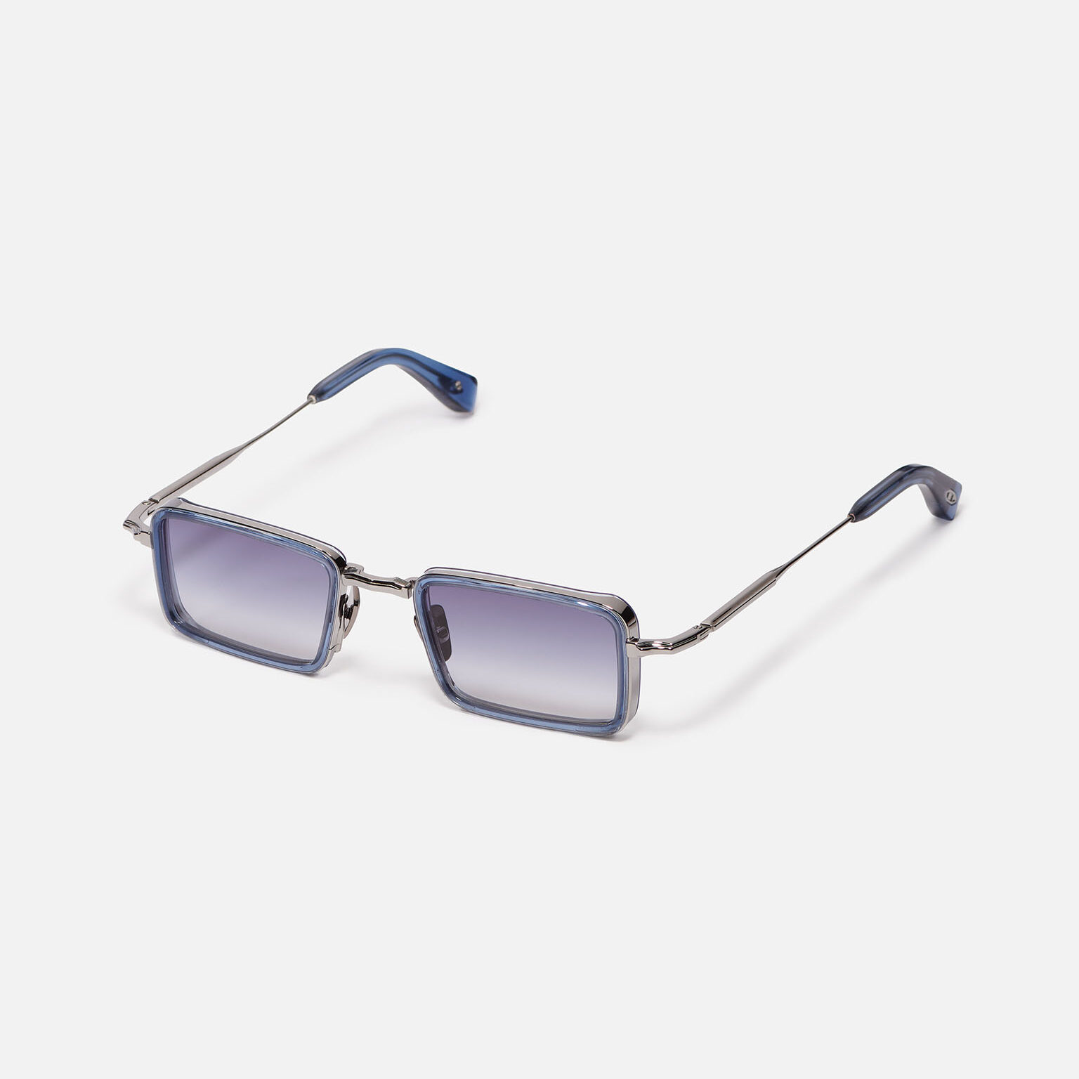 Sunglasses Model Pierce in Color C135 with Dark Blue Gradient lenses from John Dalia