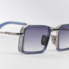 Sunglasses Model Pierce in Color C135 with Dark Blue Gradient lenses from John Dalia