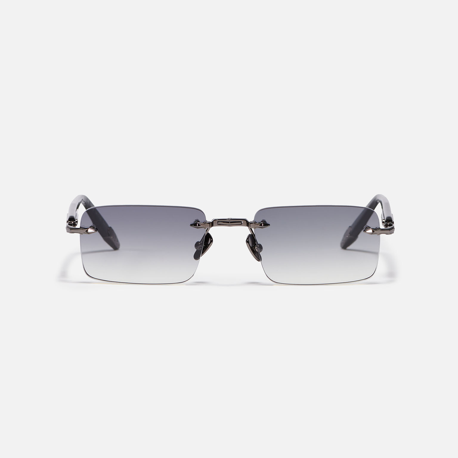 Sunglasses Model R01 in Color C520 with Grey Gradient lenses from John Dalia