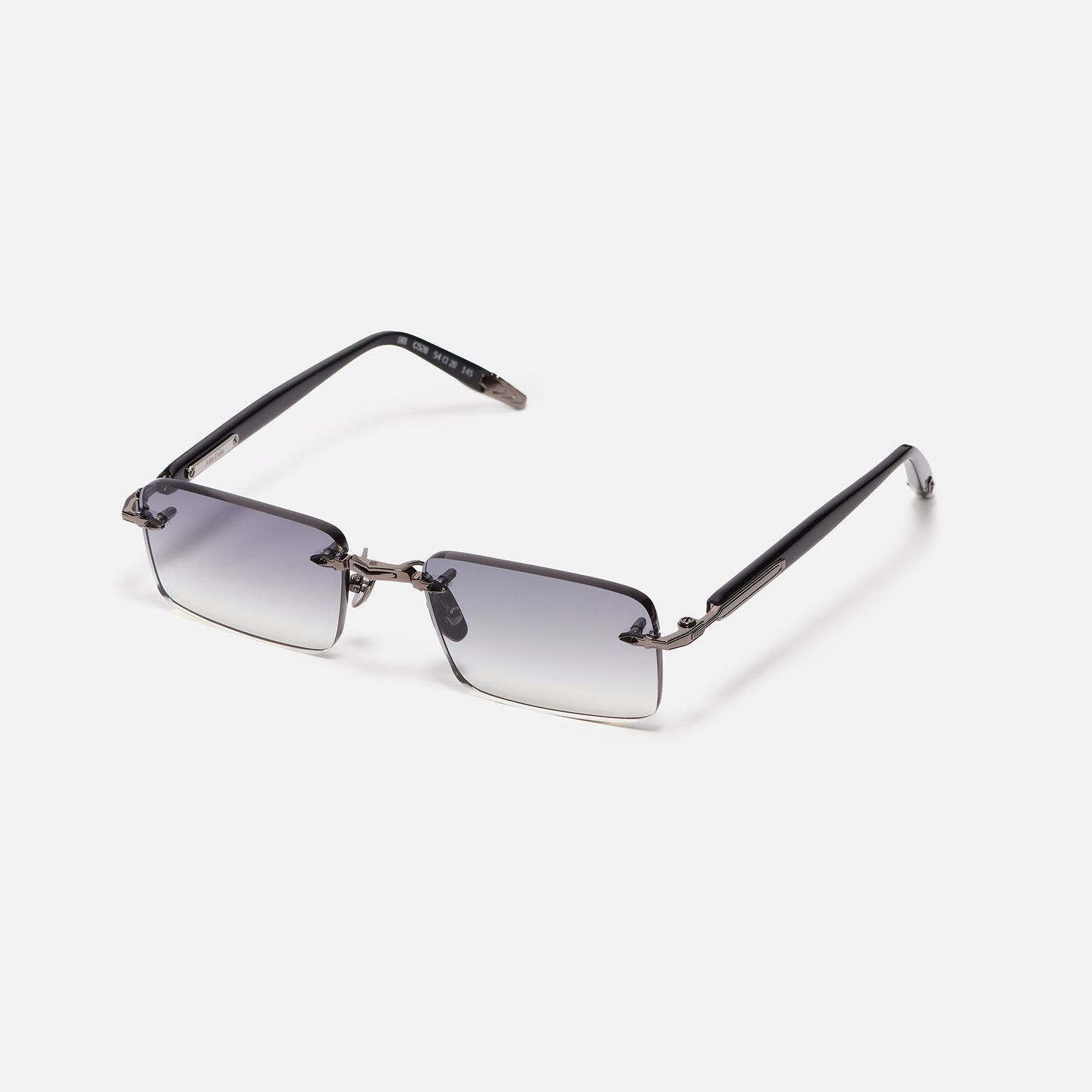Sunglasses Model R01 in Color C520 with Grey Gradient lenses from John Dalia