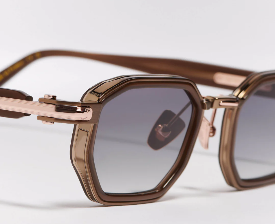 Sunglasses Model Miles in Color C440 with Grey Gradient lenses from John Dalia