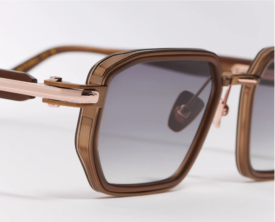 Sunglasses Model Miles in Color C440 with Grey Gradient lenses from John Dalia