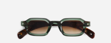 Sunglasses from Sato Eyewear collection Model Cervantes in Color Viper with Gradient Brown lenses