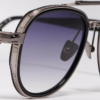 Sunglasses Model Akira in Color C420 with Dark Blue Gradient lenses from John Dalia