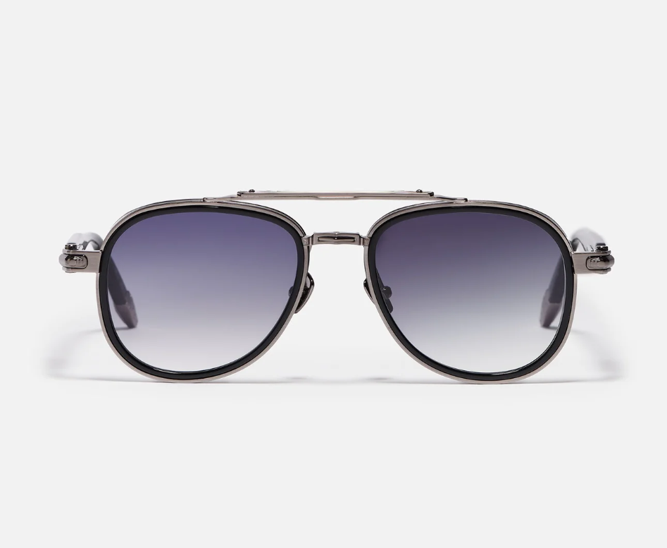 Sunglasses Model Akira in Color C420 with Dark Blue Gradient lenses from John Dalia