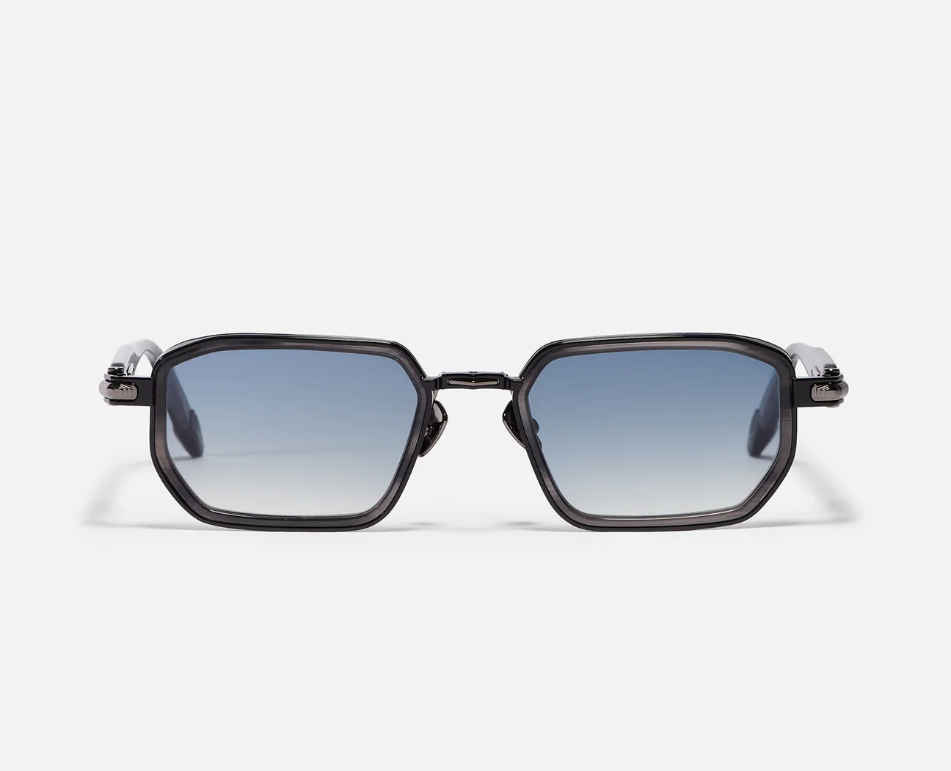 Sunglasses Model Miles in Color C426 with Clear Blue Gradient lenses from John Dalia