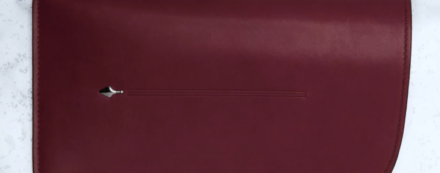 Circa Slip case in Color Bordeaux with from Jacques Marie Mage