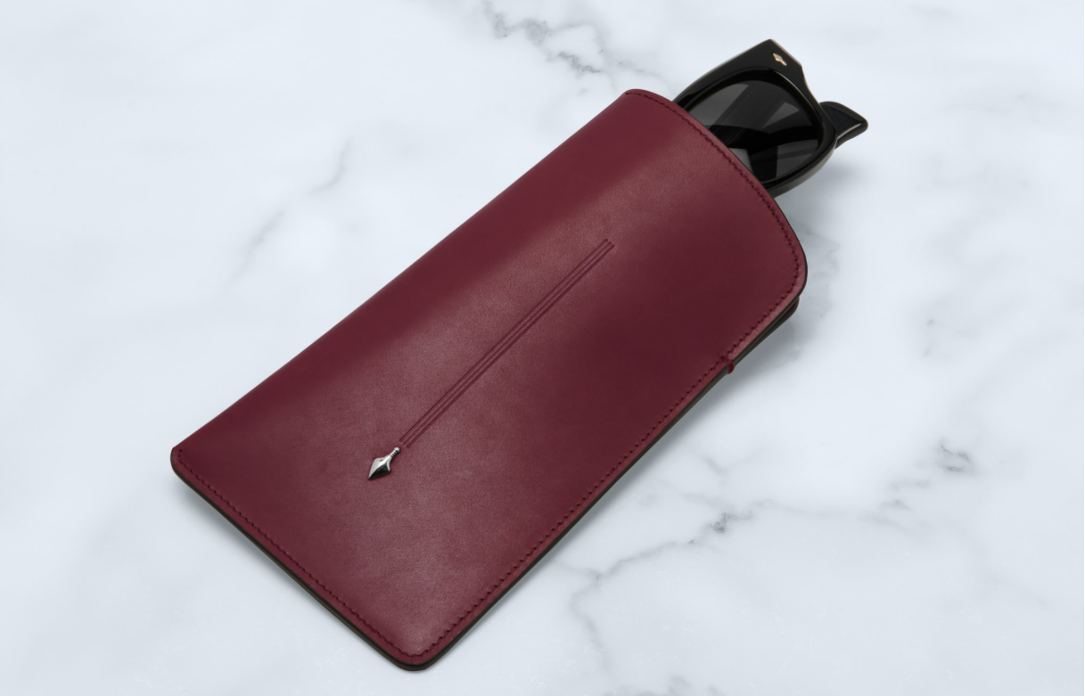 Circa Slip case in Color Bordeaux with from Jacques Marie Mage