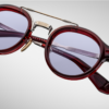 Sunglasses Model Delage in Color Cherry with Nimbus lenses from Jacques Marie Mage