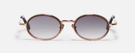 Sunglasses Model Eddie in Color C148 with Grey Gradient lenses from John Dalia