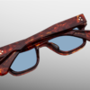 Sunglasses Model Fellini in Color Breccia with Prussian Blue CR39 lenses from Jacques Marie Mage