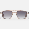 Sunglasses Model Kai in Color C476 with Grey Gradient lenses from John Dalia