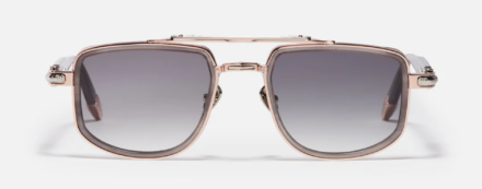 Sunglasses Model Kai in Color C476 with Grey Gradient lenses from John Dalia