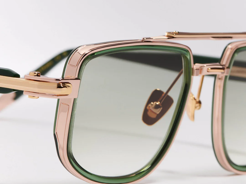 Sunglasses Model Kai in Color C432 with Grey Gradient lenses from John Dalia