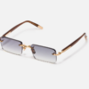 Sunglasses Model R01 in Color C531 with Grey Gradient lenses from John Dalia