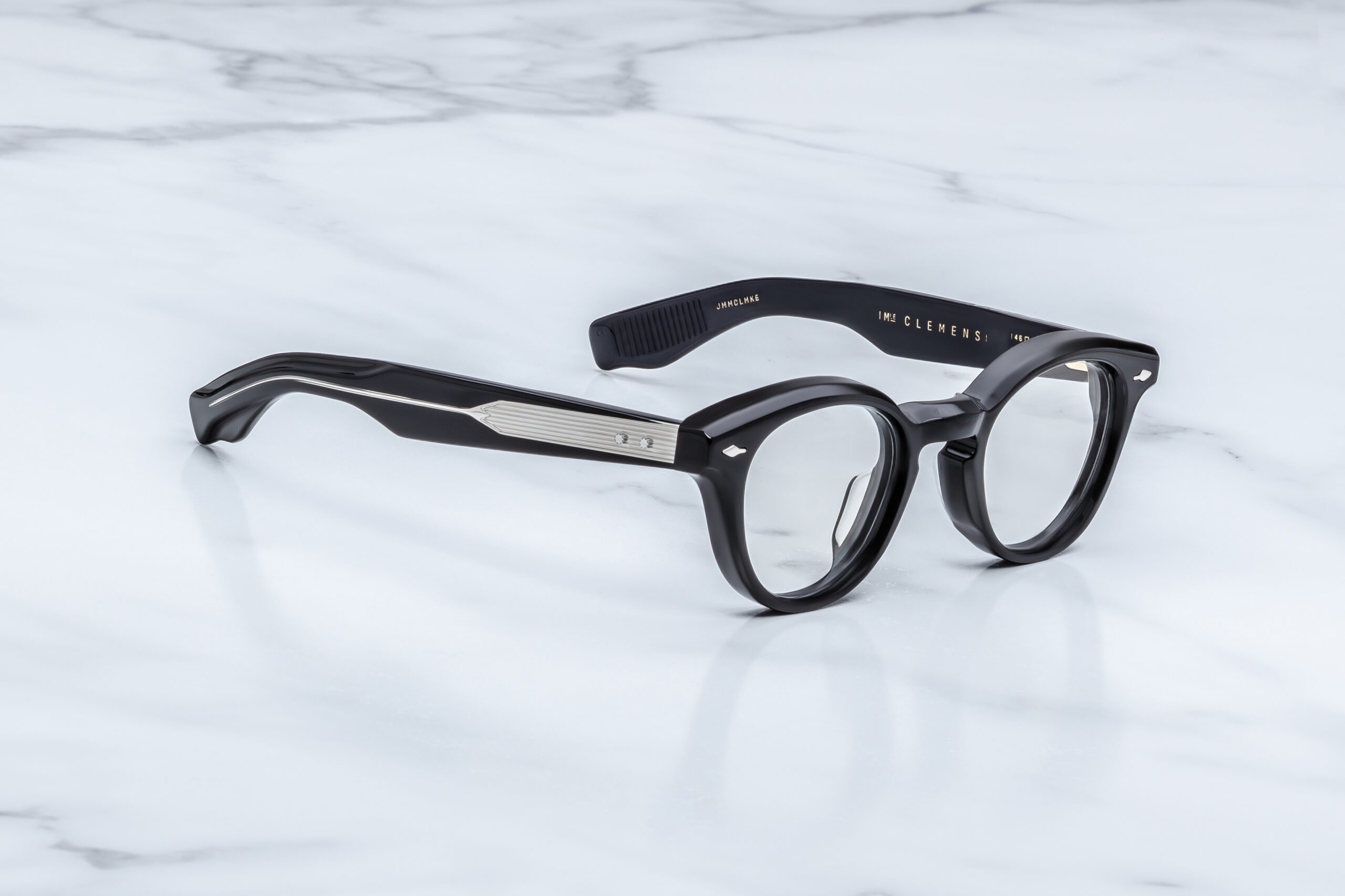 Optical Frame Model Clemens in Color Obscure with Superlight Grey lenses from Jacques Marie Mage