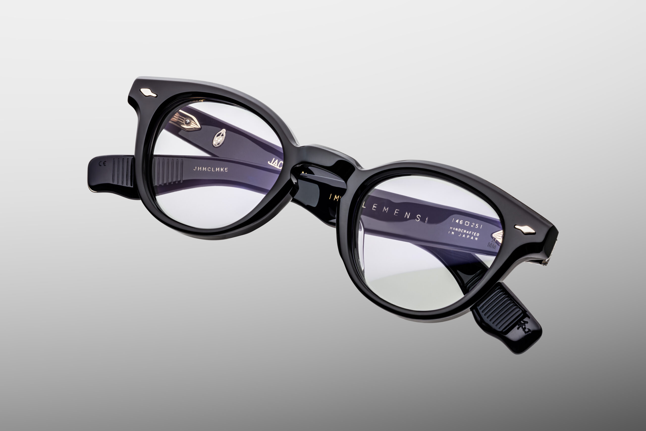 Optical Frame Model Clemens in Color Obscure with Superlight Grey lenses from Jacques Marie Mage