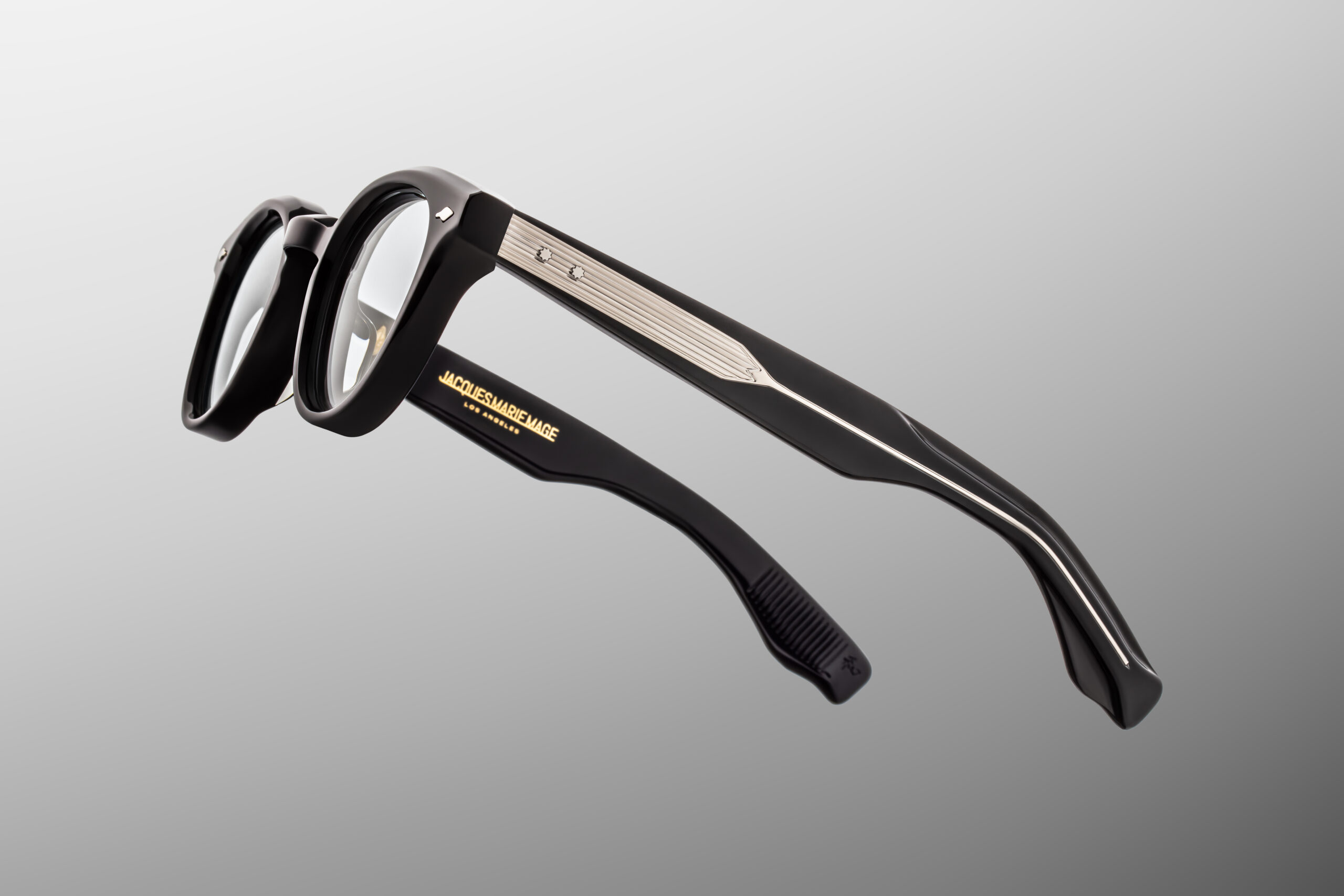 Optical Frame Model Clemens in Color Obscure with Superlight Grey lenses from Jacques Marie Mage