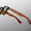 Sunglasses Model Clemens in Hickory with Seagreen lenses from Jacques Marie Mage