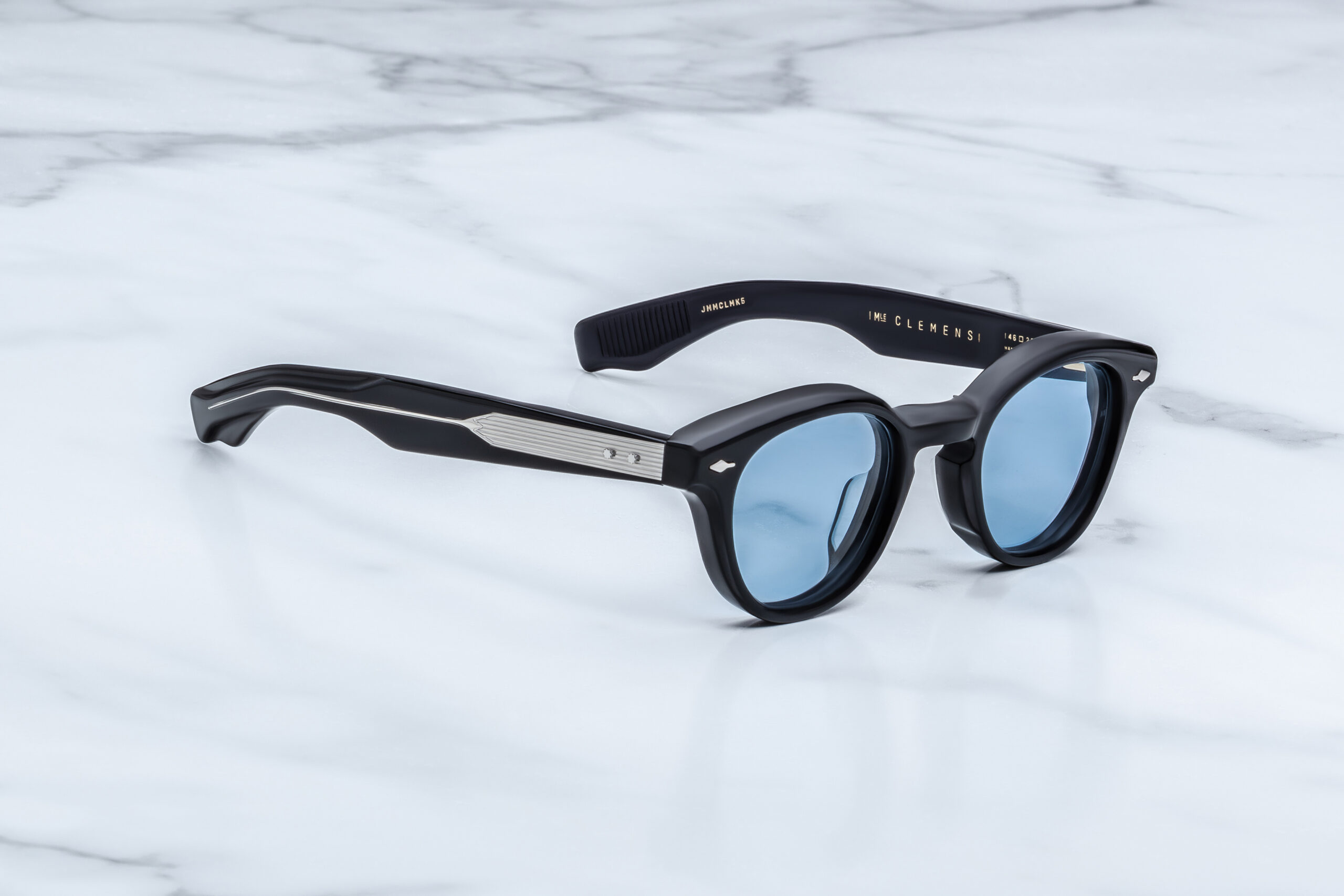 Sunglasses Model Clemens in Obscure with Serene Blue lenses from Jacques Marie Mage