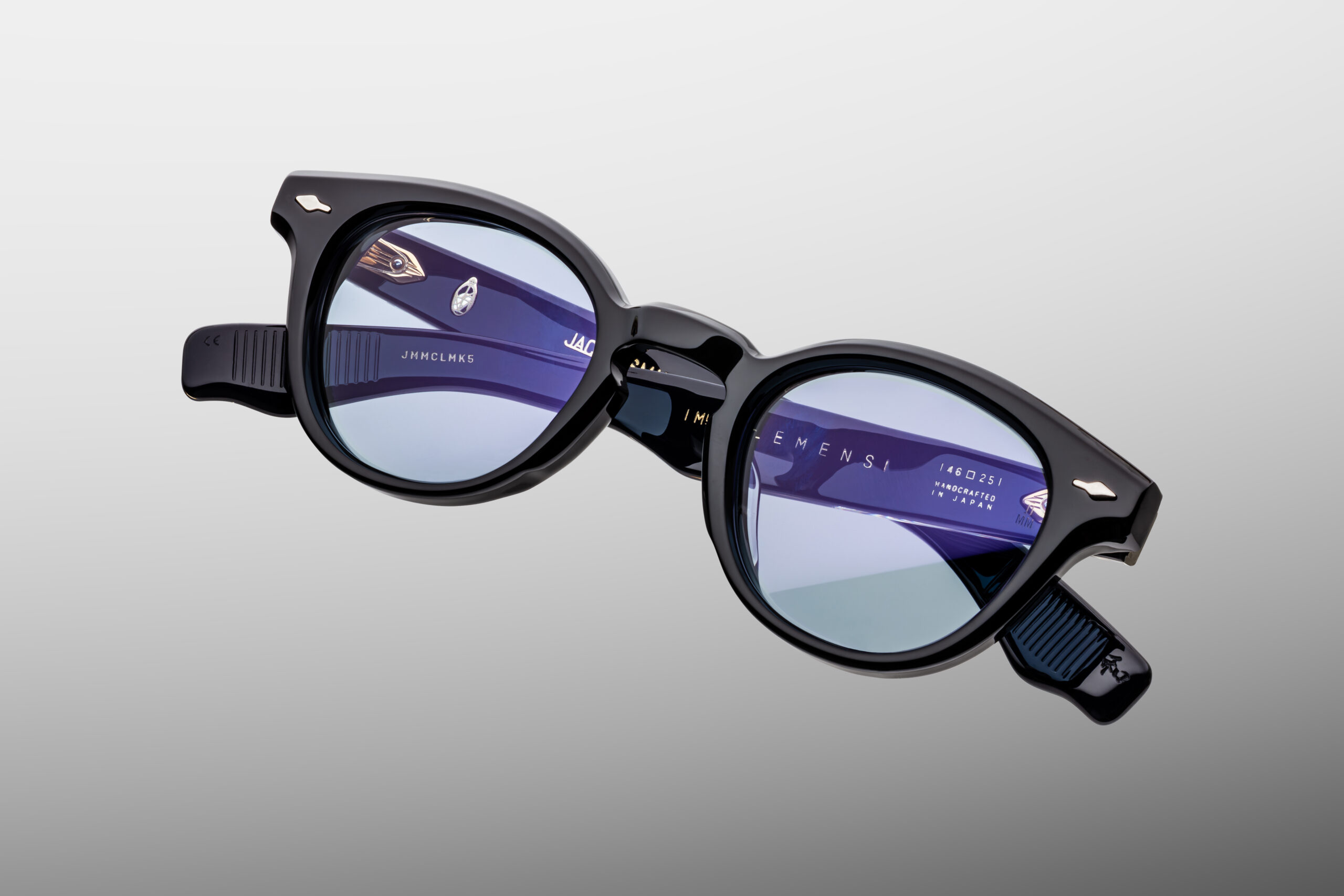 Sunglasses Model Clemens in Obscure with Serene Blue lenses from Jacques Marie Mage