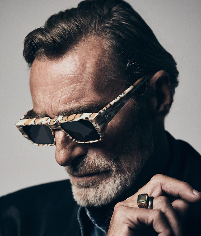 Sunglasses Model Devoto in Color Cheetah with Grey lenses from Jacques Marie Mage