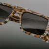 Sunglasses Model Devoto in Color Cheetah with Grey lenses from Jacques Marie Mage