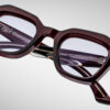 Sunglasses Model Eichler in Color Cherry with Lavender lenses from Jacques Marie Mage