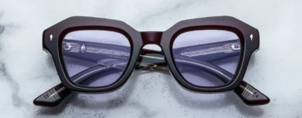 Sunglasses Model Eichler in Color Cherry with Lavender lenses from Jacques Marie Mage