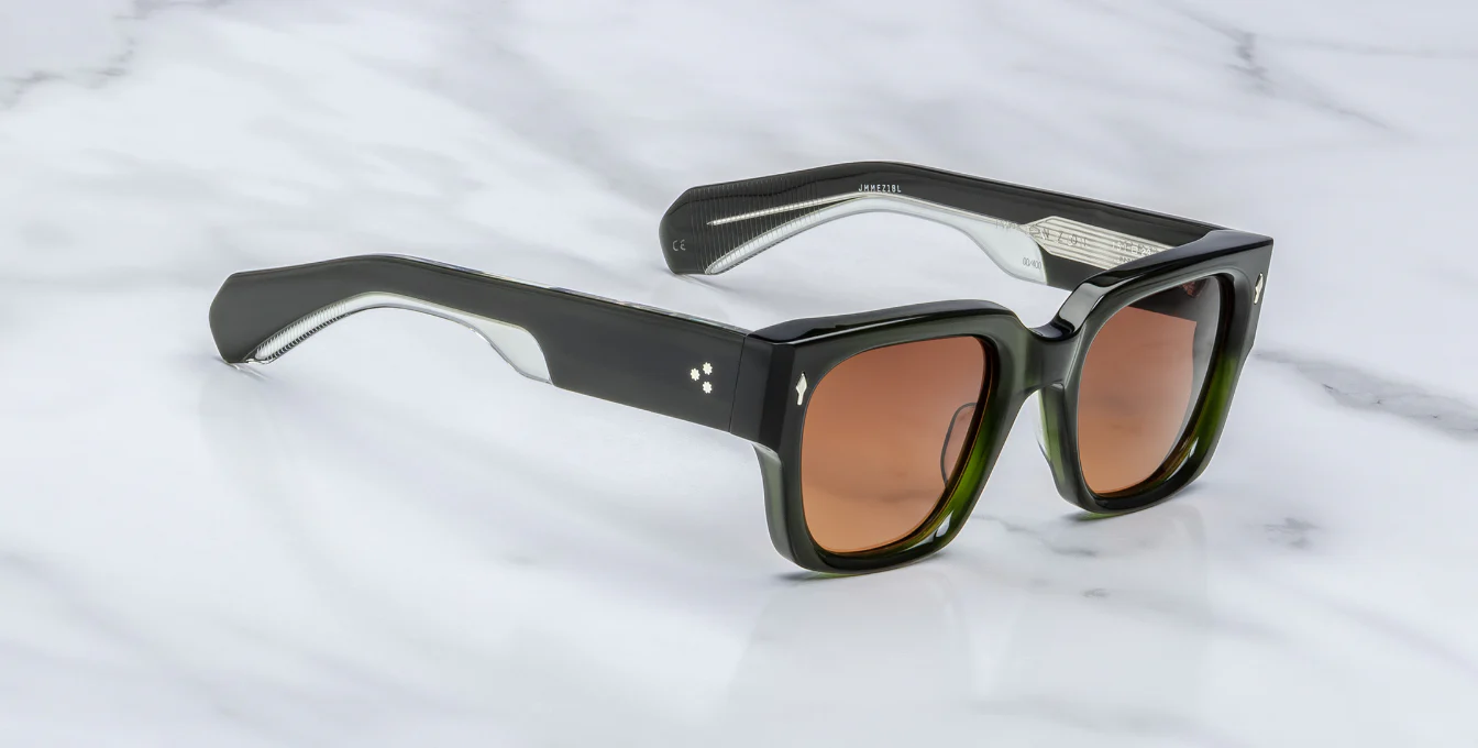 Sunglasses Model Enzo in Color Bornéo with Orange lenses from Jacques Marie Mage