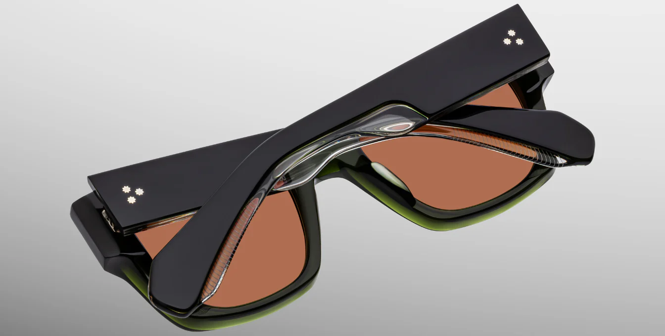 Sunglasses Model Enzo in Color Bornéo with Orange lenses from Jacques Marie Mage