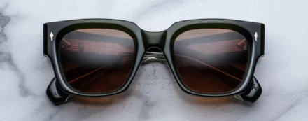 Sunglasses Model Enzo in Color Bornéo with Orange lenses from Jacques Marie Mage