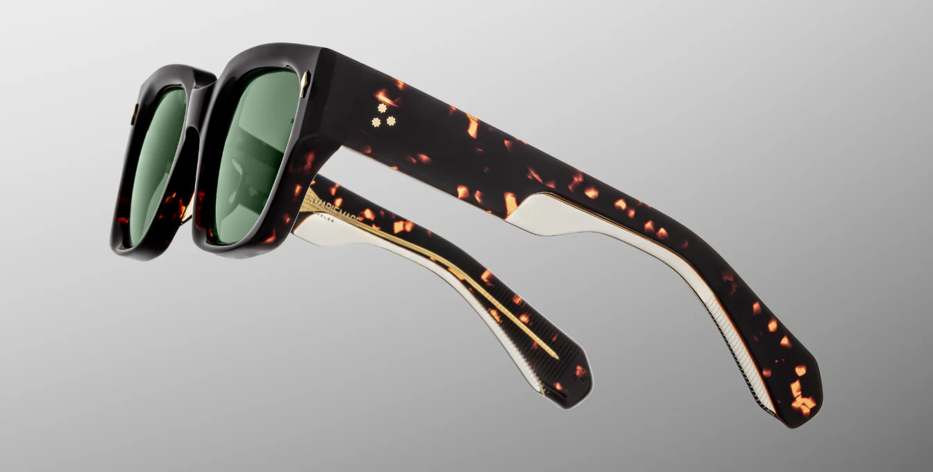 Sunglasses Model Enzo in Color Etna with Green lenses from Jacques Marie Mage