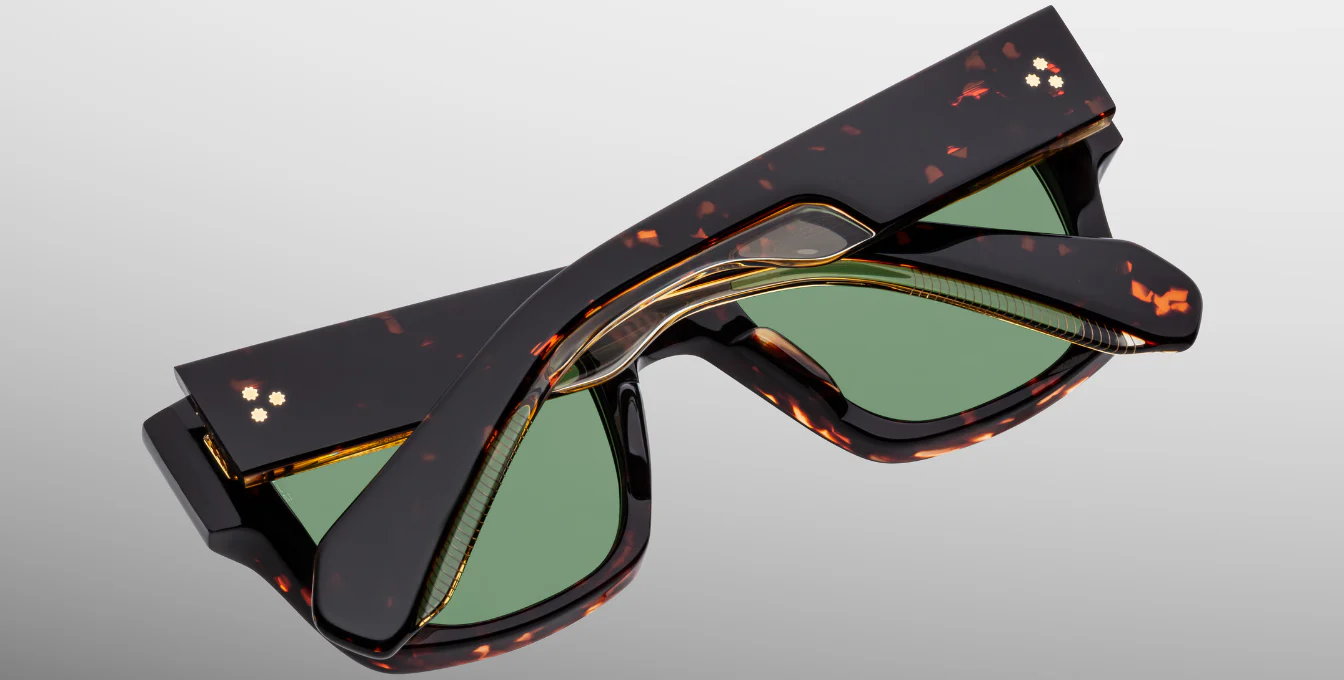 Sunglasses Model Enzo in Color Etna with Green lenses from Jacques Marie Mage